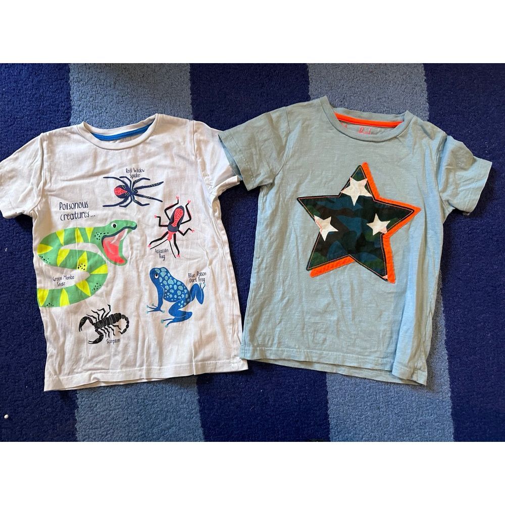 Mini boden tshirts sz 5-6‎ bugs insects star